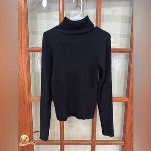 Black Turtleneck Sweater - Ribbed and very soft